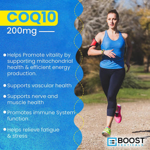 COQ10 WITH BIOPERINE - 200 MG 30 CAPSULES - Boostceuticals®