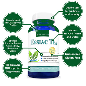 ESSIAC  TEA 450mg 90 CAPSULES - Boostceuticals