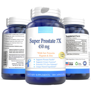 SUPER PROSTATE 7X 900mg 90 CAPSULES - Boostceuticals®